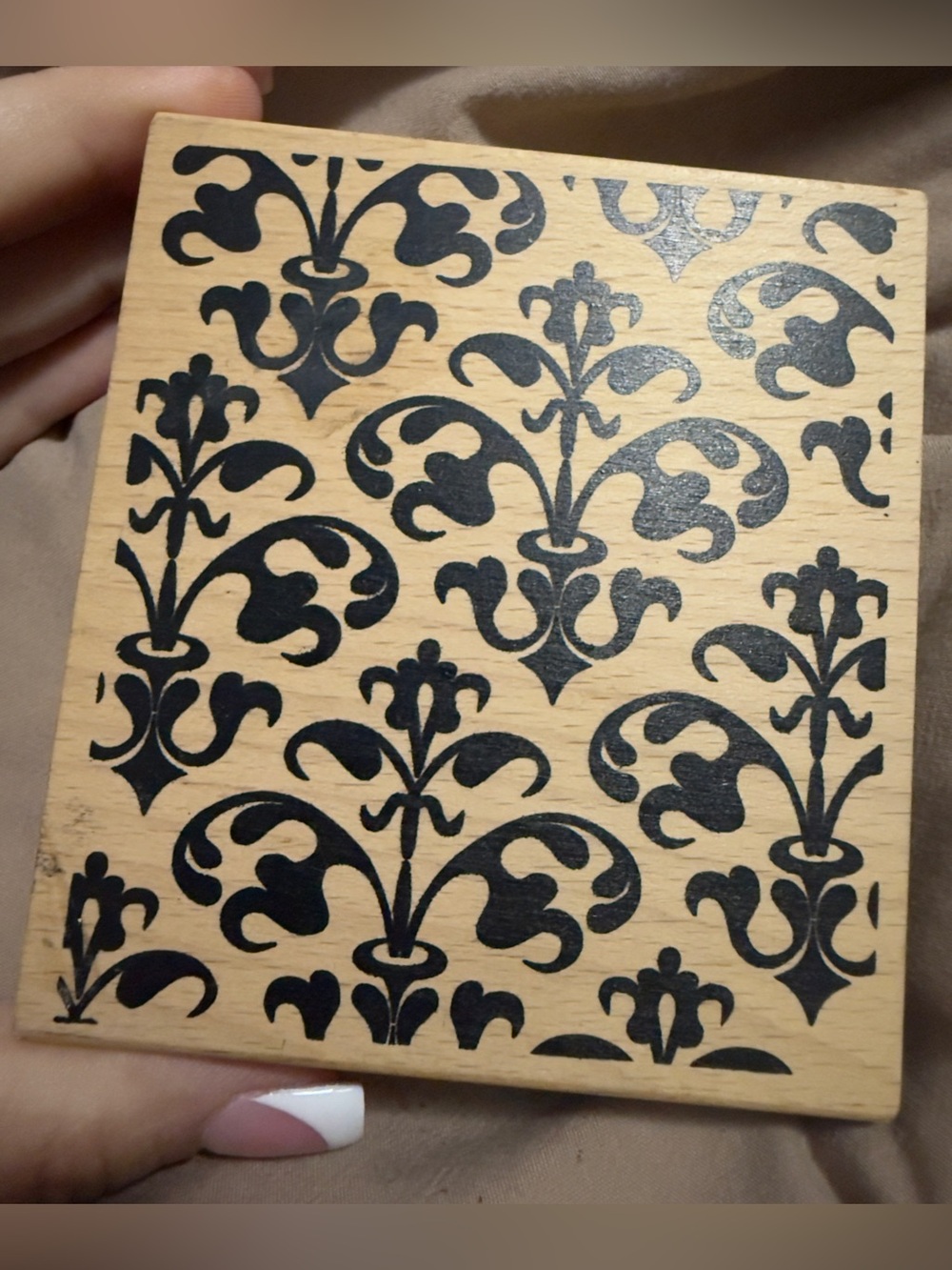 Large Rubber stamp Crafts Journaling Art